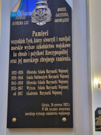 Celebration of the 100th anniversary of the Polish Naval Academy