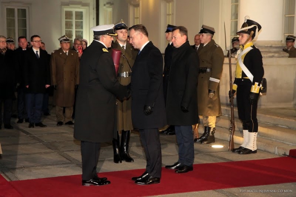 Rector - Commandant of the Academy promoted to the rank of Rear Admiral
