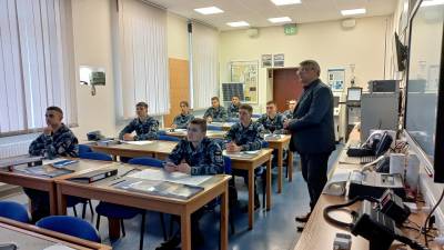 Szkolenie meteorologiczno-oceanograficzne METOC i nawigacyjne podchorążych z Intytutu MW Ukrainy - 26.05.2023