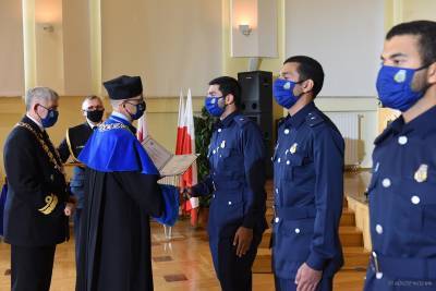 Qatari cadet`s graduation