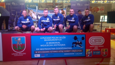 Puchar Polski Służb Mundurowych w Wyciskaniu Sztangi Leżąc - 12.05
