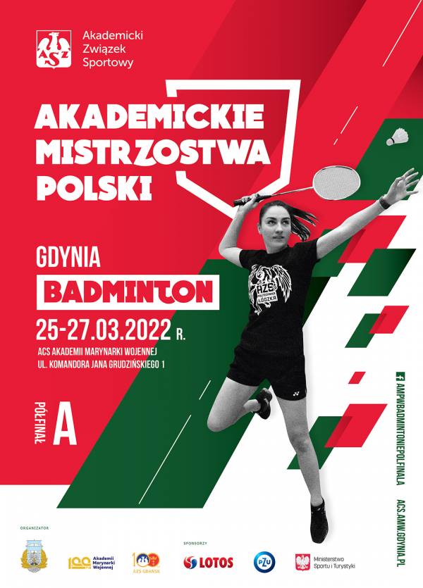 Zapraszamy na Akademickie Mistrzostwa Polski w Badmintonie