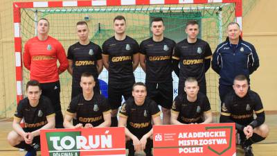 Drużyna AMW w Półfinałach AMP w Futsalu w Toruniu