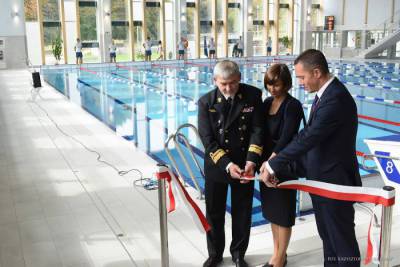 Na inauguracją roku akademickiego Akademia Marynarki Wojennej otworzyła nową krytą pływalnię.